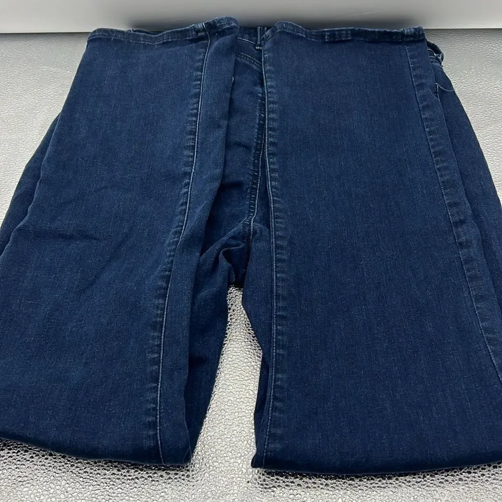 Curves 360 by NYDJ size 12 dark wash high rise straight leg jeans